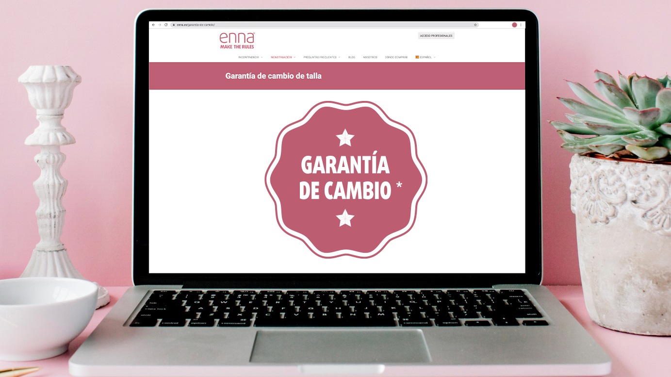 Copa Menstrual enna garantía de cambio